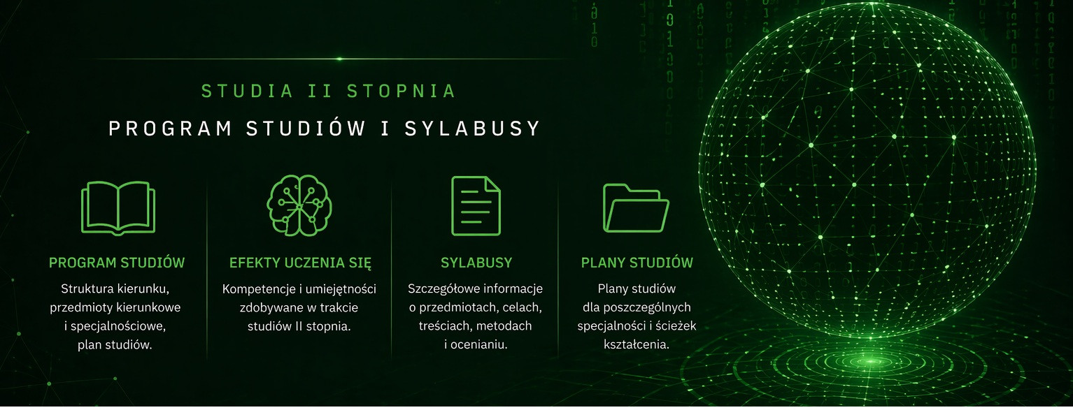 INFORMATYKA STOSOWANA studia II stopnia - programy studiów i sylabusy