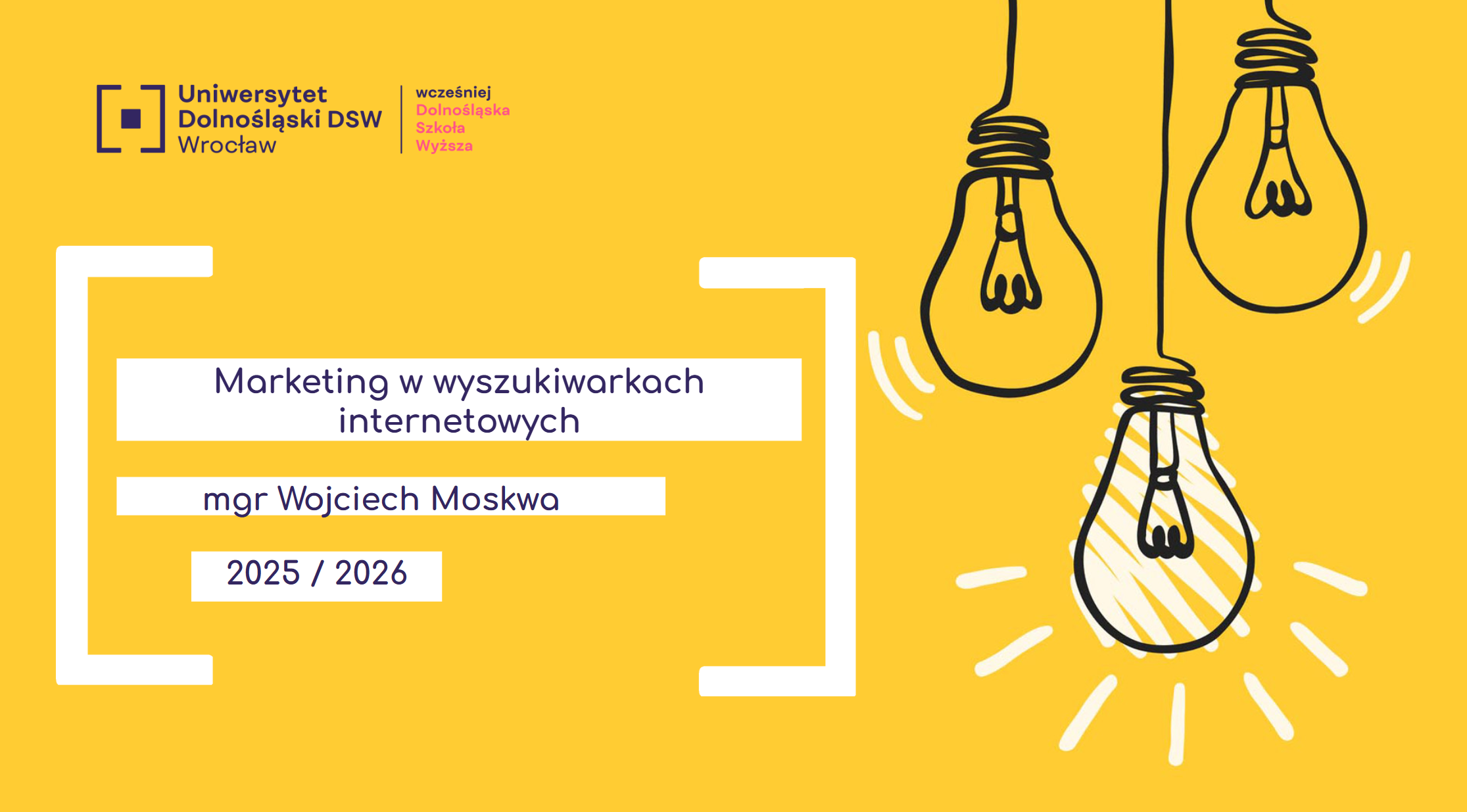 Marketing w wyszukiwarkach internetowych - W.Moskwa - 25/26Z - W+CW - NST